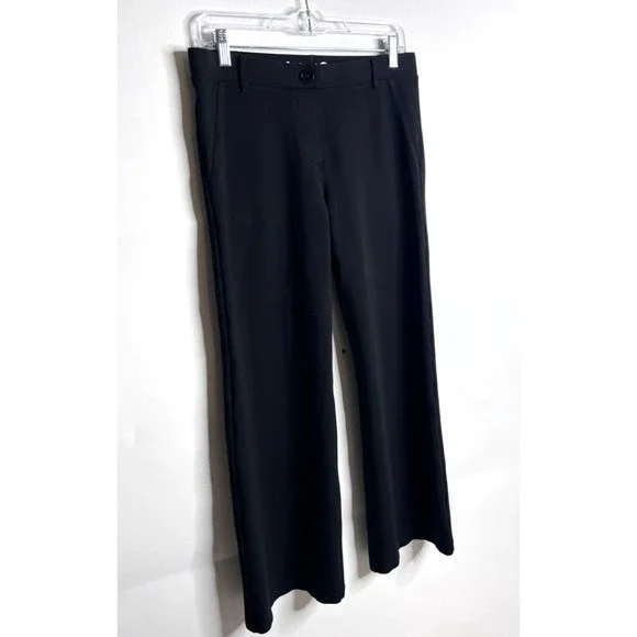 Betabrand Pants Womens Medium Petite Black Classic Bootcut Dress Pant Yoga Pants - Picture 2 of 12